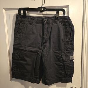 UNIONBAY Men's Black Cargo Shorts